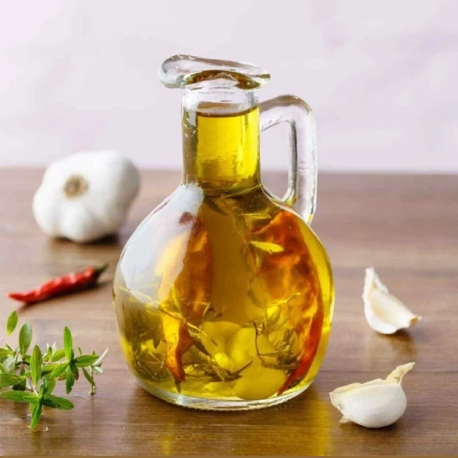 Linen oil with garlic