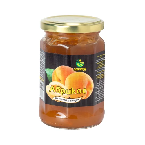 Apricot mashed with sugar Lorefood 350g