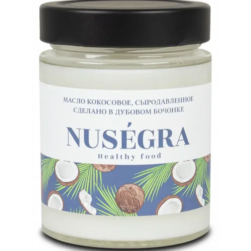 Сыродавленное кокосовое масло Nusegra 250 мл