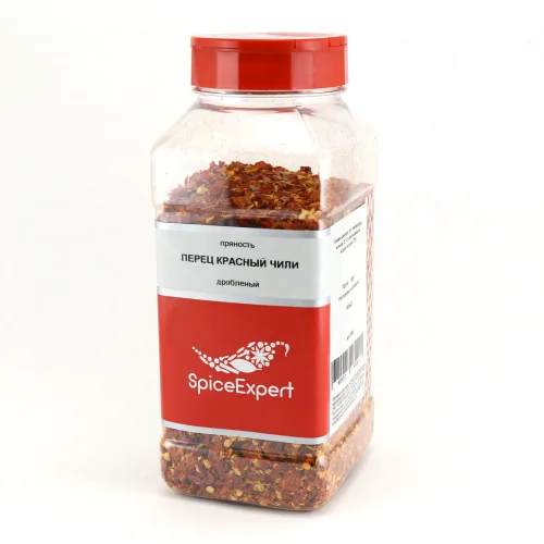 Pepper red crushed chili 300g (1000ml) of the bank Spicexpert