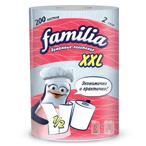 FAMILIA Paper Towels 2 layers 1 roll XXL